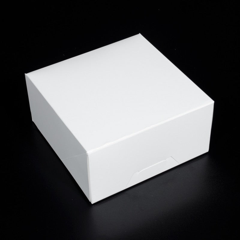 8.25 X 8.25 X 4 - Cupcake Box / Cake Box / Pie Box / Cookie Box - No Window (10 PACK)